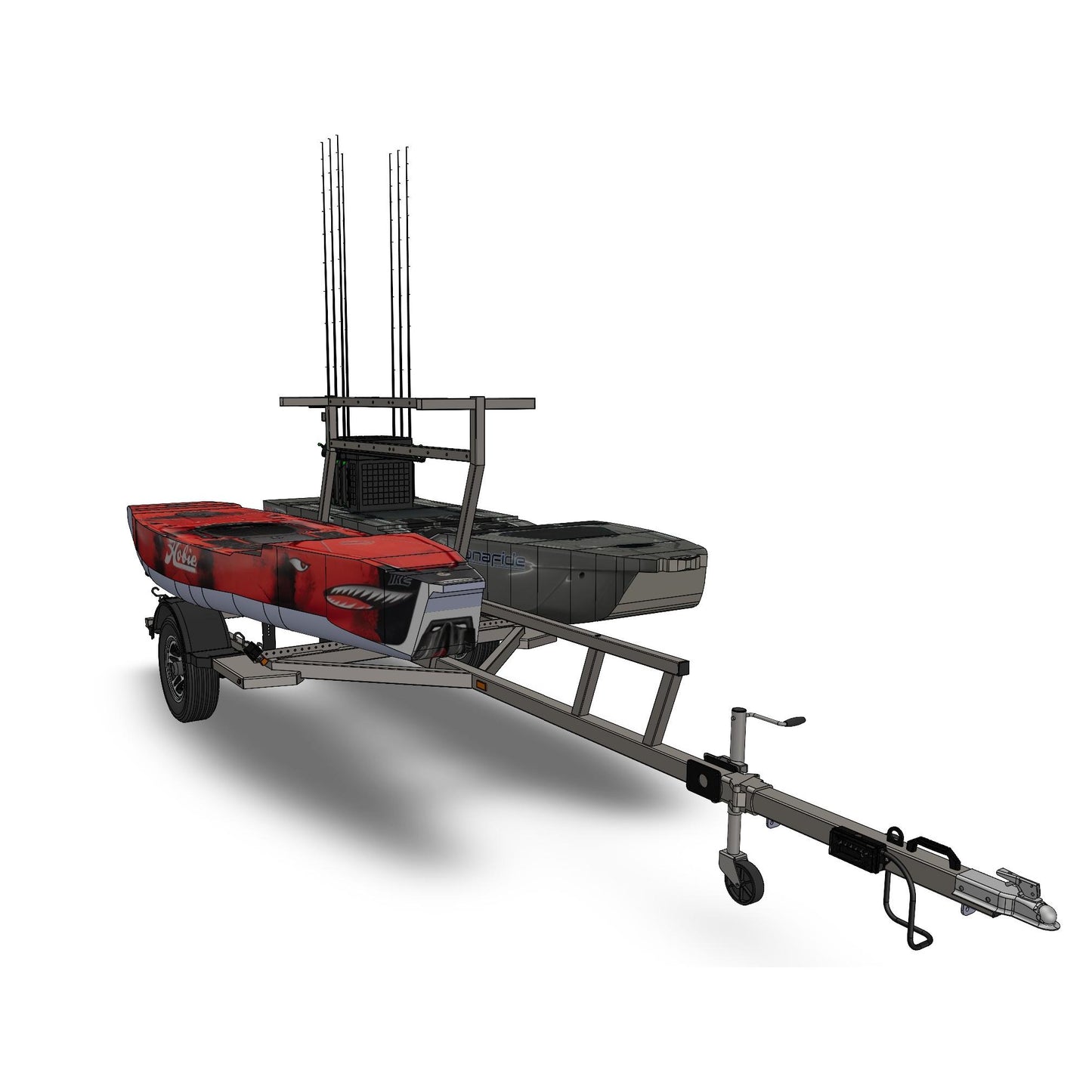 Double Kayak Trailer - Base Model