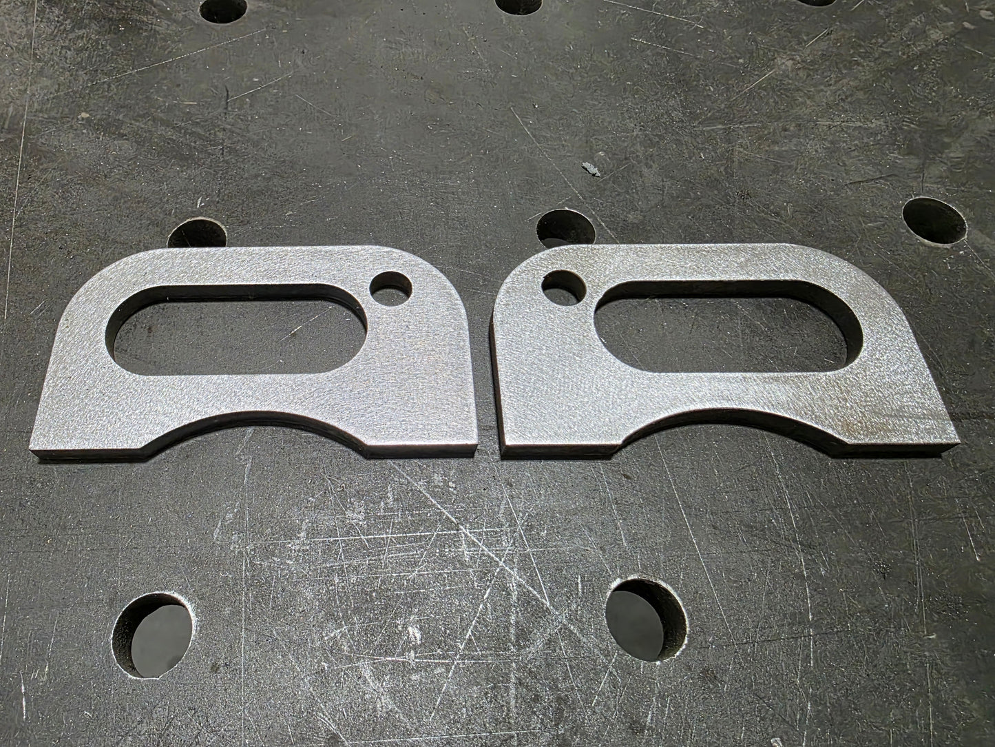 Weld-On Cargo Buckle Mounting plate kit (X2)