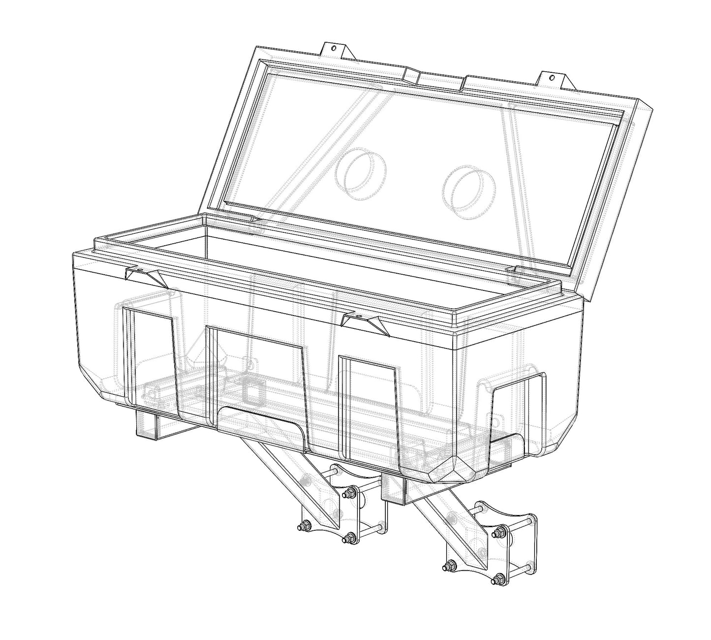 DeeZee Mounting Box Assembly