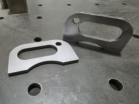 Weld-On Cargo Buckle Mounting plate kit (X2)