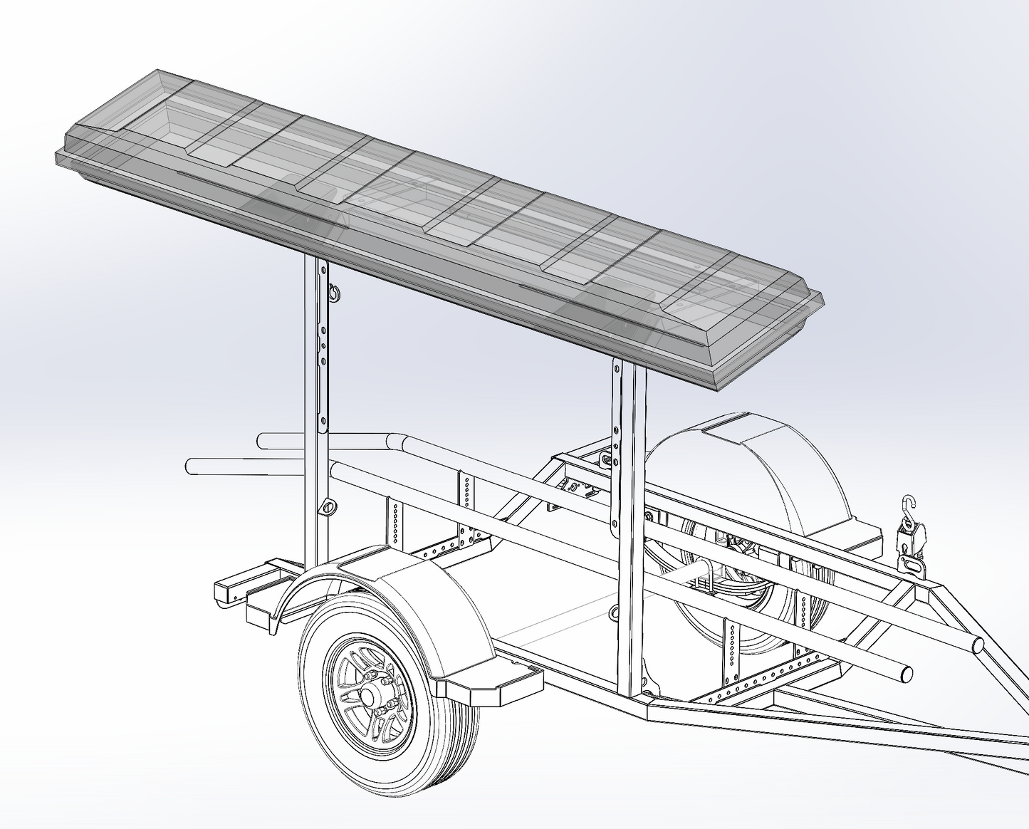 Yakima Top Water Brackets for Single Kayak Trailers