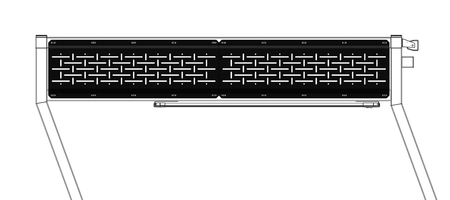 Slot Trax Panel X2 (Double Kayak Trailer)