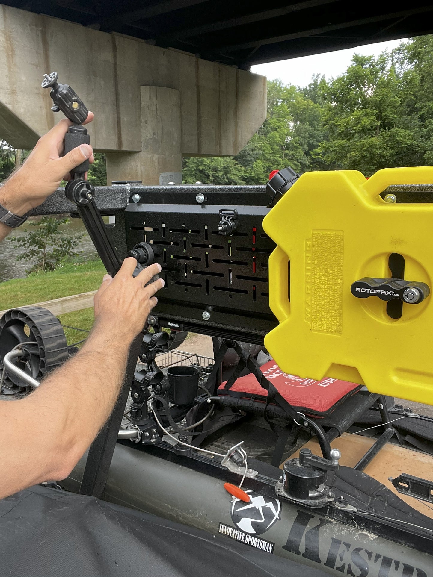 Slot Trax Panel X2 (Double Kayak Trailer)