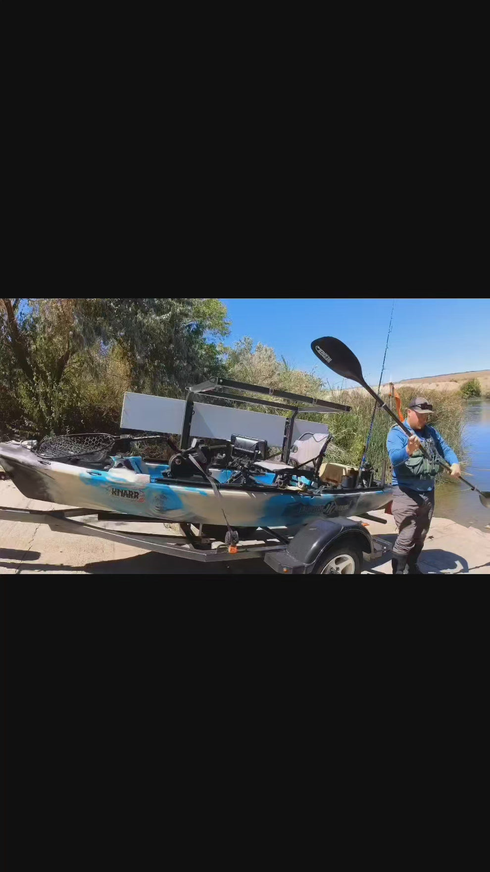 River Rider Single Kayak Trailer for Fishing – Snakeriverlocker